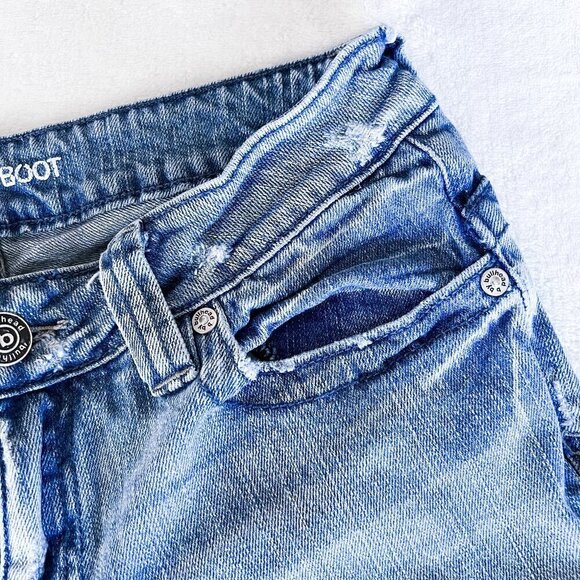 Women's B by Bullhead Pac Sun Jeans | Skinny Bootcut | Light Wash | Size 7 - Picture 8 of 13